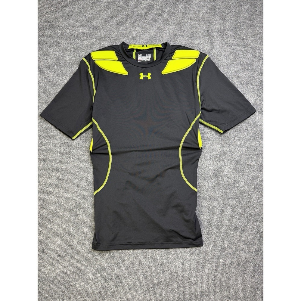 Under Armour Heatgear Gameday Compression Padded Football Shirt XLarge Black